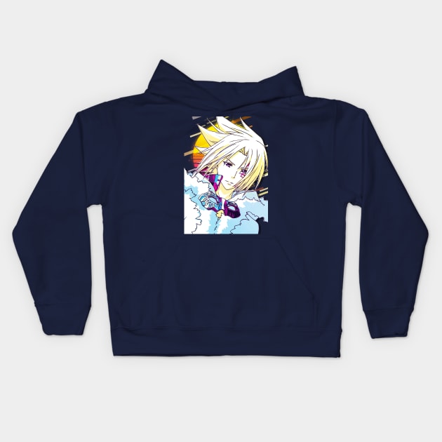 D.Gray-man - Allen Walker Kids Hoodie by 80sRetro